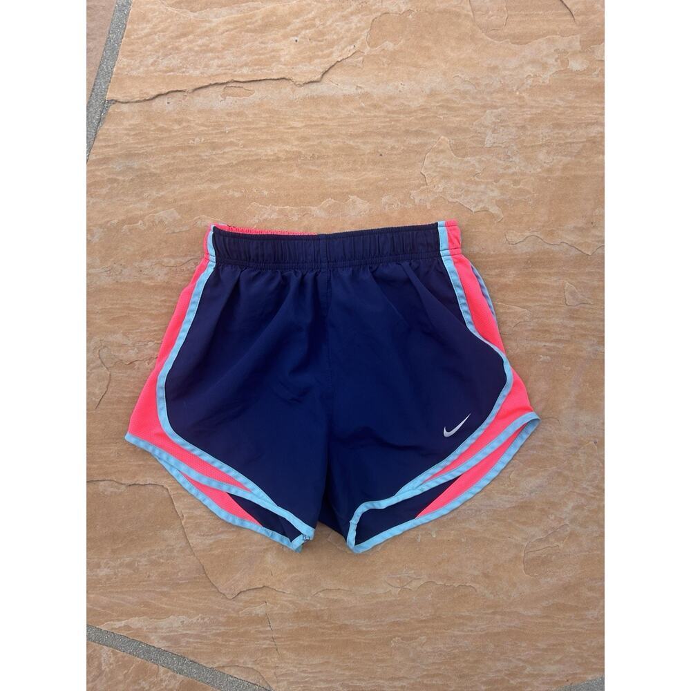 Nike Dri-Fit Run Size Xs Navybluecomfort Stretch Pull On Elastic Waist Tie
